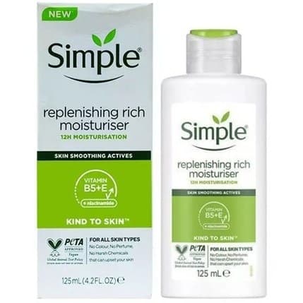 کرم آبرسان سیمپل Simple مدل Rich حجم 125 میلی لیتر