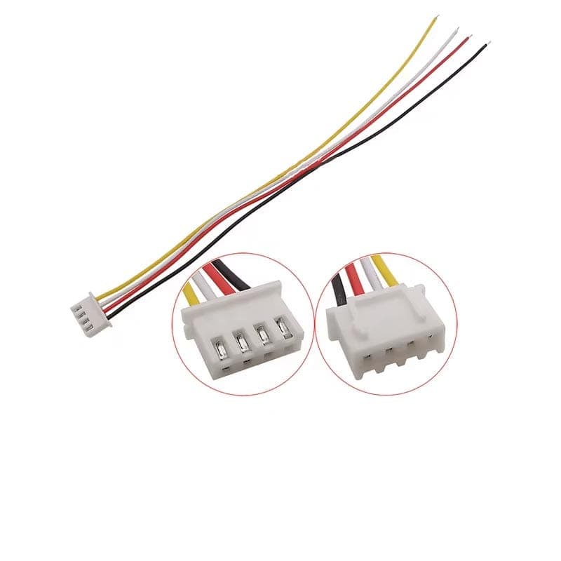 کانکتور XH 2.54mm مادگی 4 پایه سیم دار