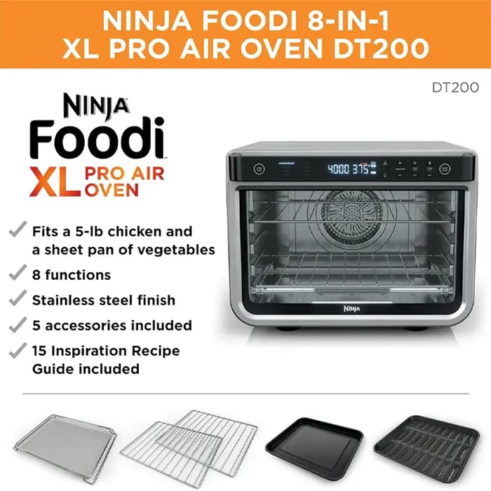 آون توستر چند منظوره نینجا Ninja DT200 — تصویر ۶