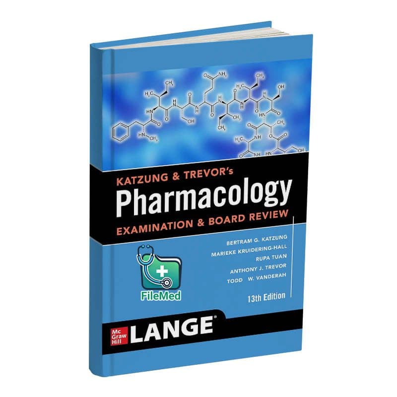 کتاب Katzung & Trevor’s Pharmacology: Examination & Board Review 13th Edition