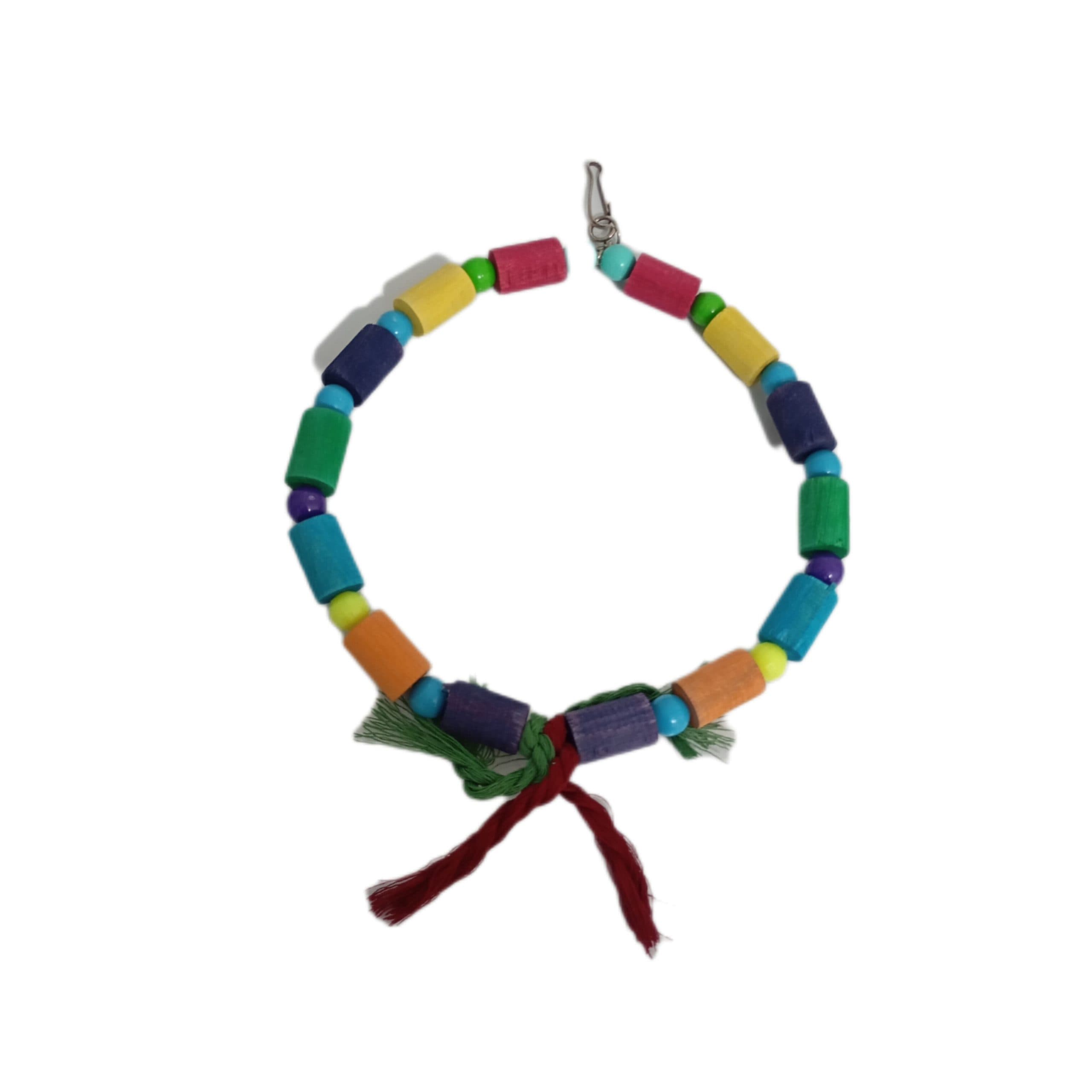 اسباب بازی تاب مخصوص پرنده با رنگ چوب طبیعی همراه با کنف