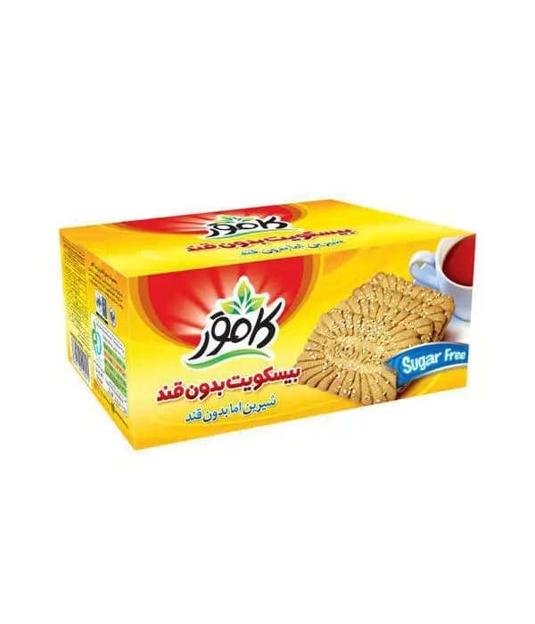 بیسکوئیت جو بدون قند کامور