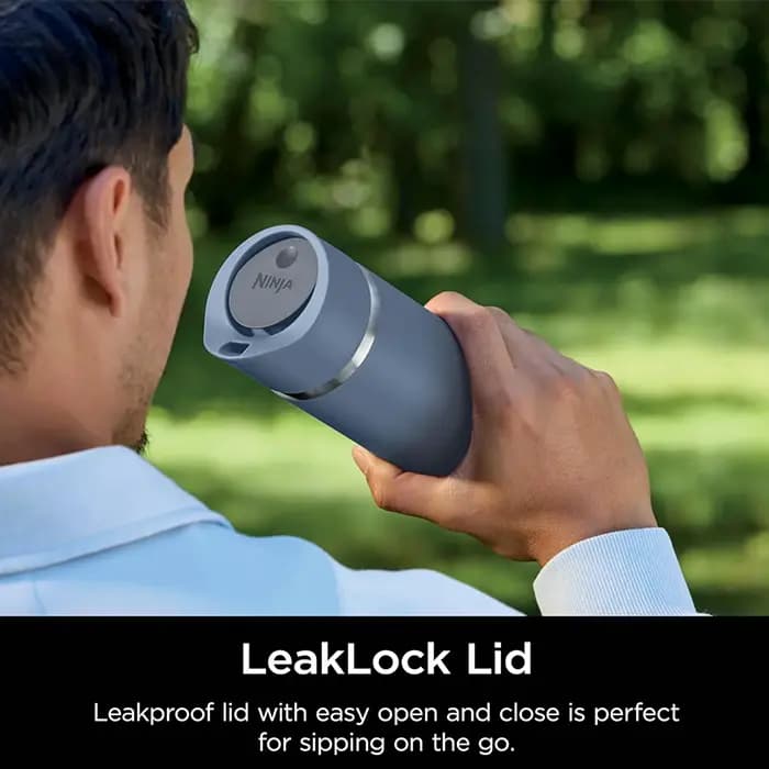 تراول ماگ نینجا یشمی | Ninja, Travel Mug Dark Blue — تصویر ۲