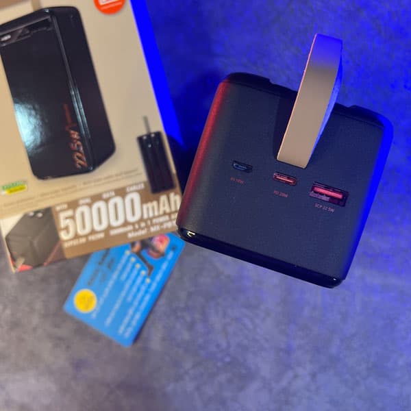 پاوربانک سوپر شارژ 50000 میلی آمپر moxom mx-pb158 — تصویر ۳