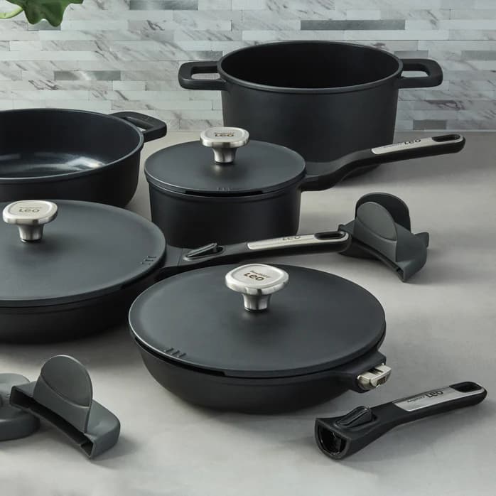 سرویس قابلمه فانتوم برگهف|Berghoff Leo phantom 10pc nonstick ceramic cookware set — تصویر ۵