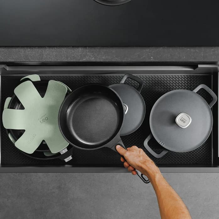 سرویس قابلمه فانتوم برگهف|Berghoff Leo phantom 10pc nonstick ceramic cookware set — تصویر ۷