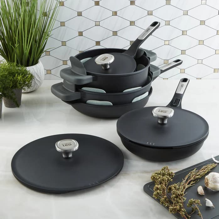 سرویس قابلمه فانتوم برگهف|Berghoff Leo phantom 10pc nonstick ceramic cookware set — تصویر ۴