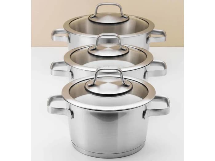 سرویس قابلمه برگهف مدل منهتن | BergHOFF Manhattan 10Pc 18/10 Stainless Steel Cookware Set — تصویر ۲