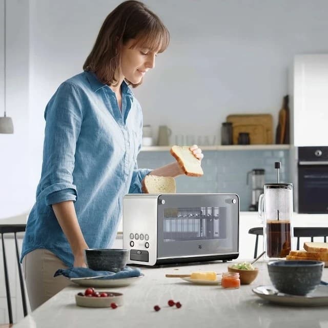 توستر شیشه ای تک اسلایس بزرگ وی ام اف | WMF Lono Glass Toaster — تصویر ۱۰