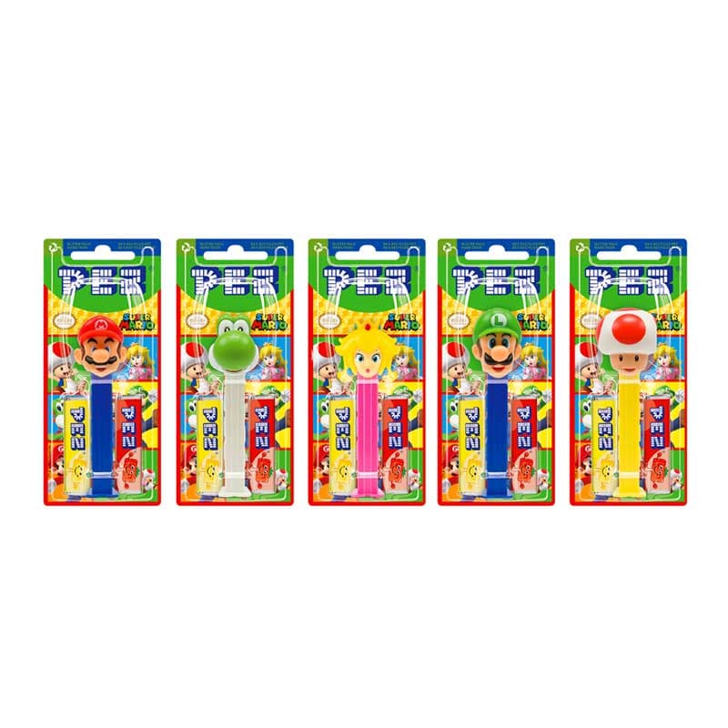 آبنبات خشابی Super Mario مدل Luigi برند PEZ — تصویر ۴