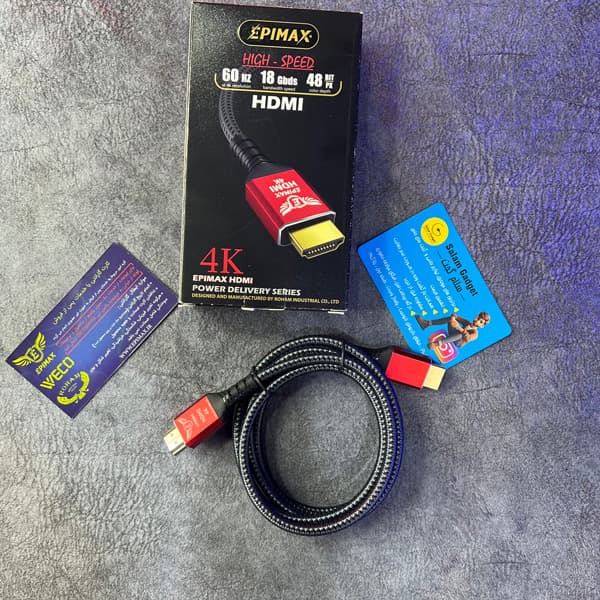 کابل 1.5 متری HDMI با کیفیت 4K اپیمکس EC96 با گارانتی — تصویر ۲