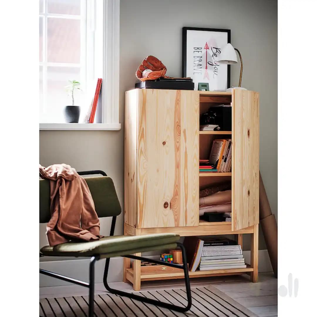 پایه چوبی قفسه و کابینت ایکیا IVAR — تصویر ۳