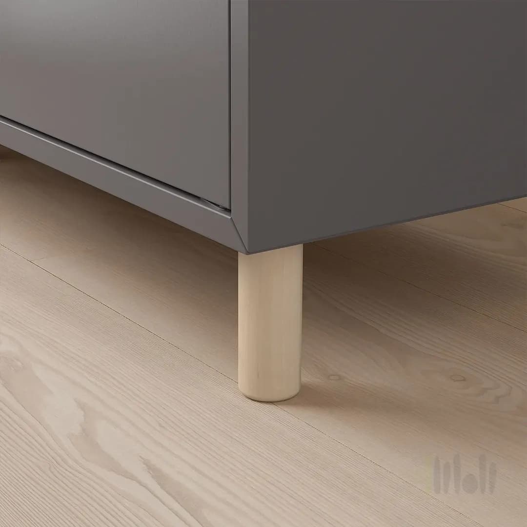کابینت پایه دار طوسی تیره ایکیا EKET — تصویر ۲