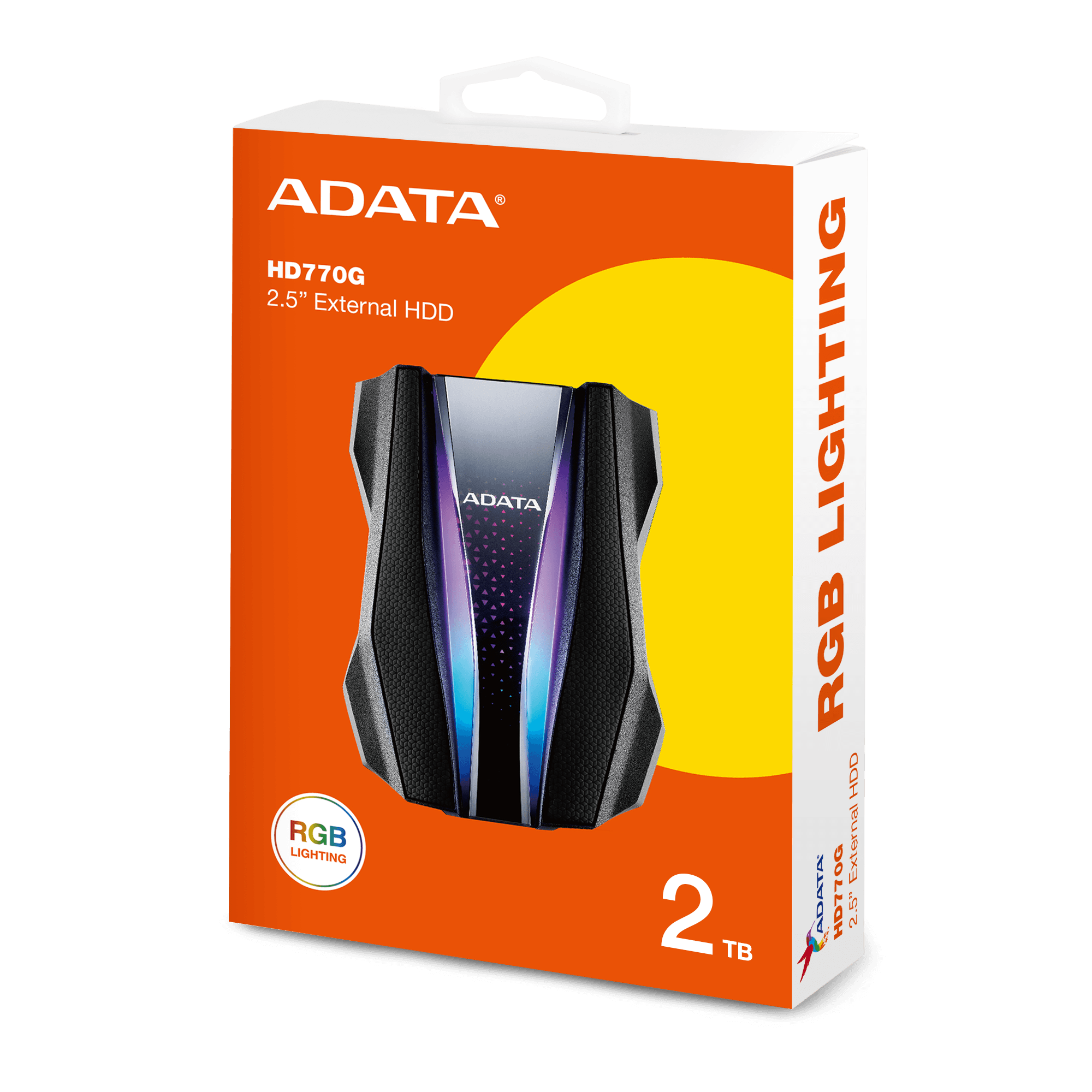 هارد 2 ترابایت مشکی ای دیتا مدل HD770 — تصویر ۵