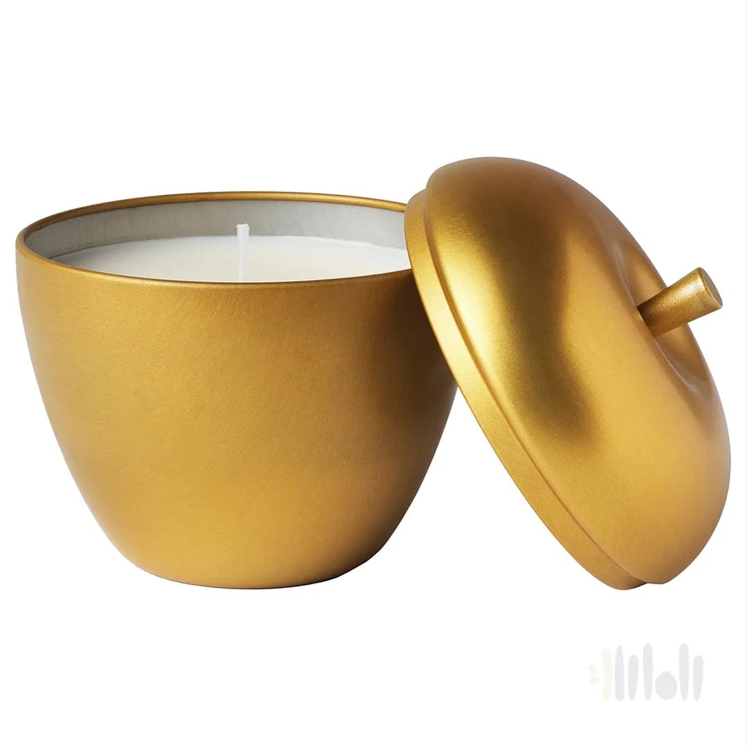 شمع معطر طلایی ایکیا VINTERFINT — تصویر ۲