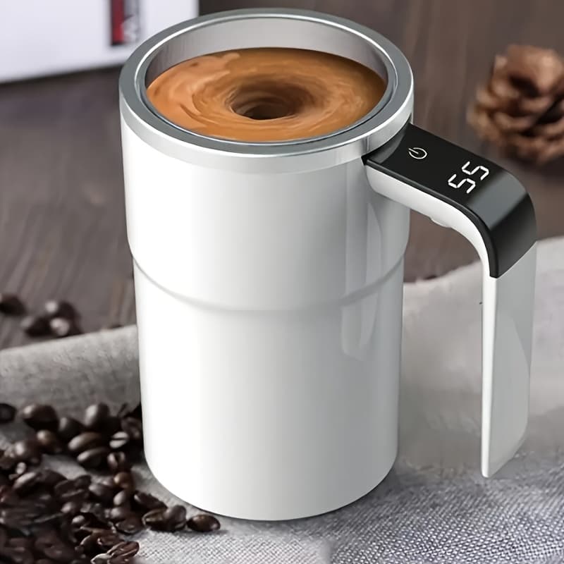 ماگ همزن دار مگنتی با نمایشگر دما — تصویر ۷