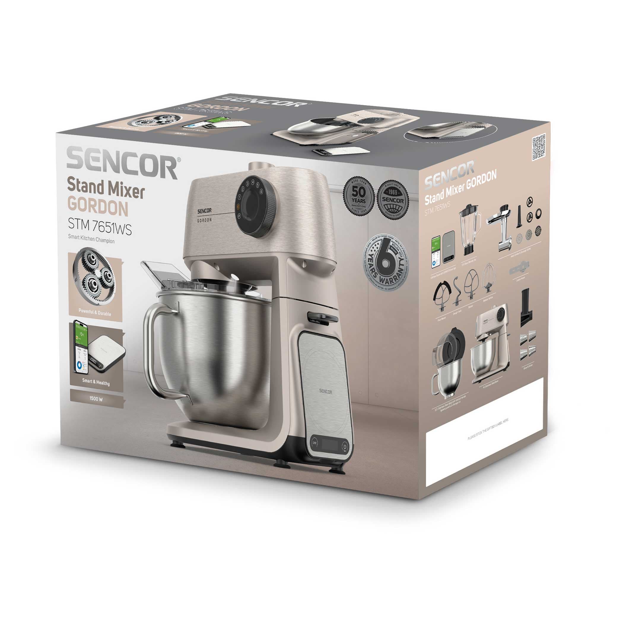 همزن کاسه دار سنکور مدل SENCOR STM 7651 /STM 7651 — تصویر ۲