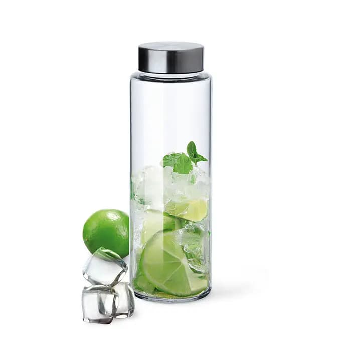 بطری با صافی و کاور زیمکس یک لیتر | Simax Pure Aqua Bottle with Sieve & Neoprene — تصویر ۳