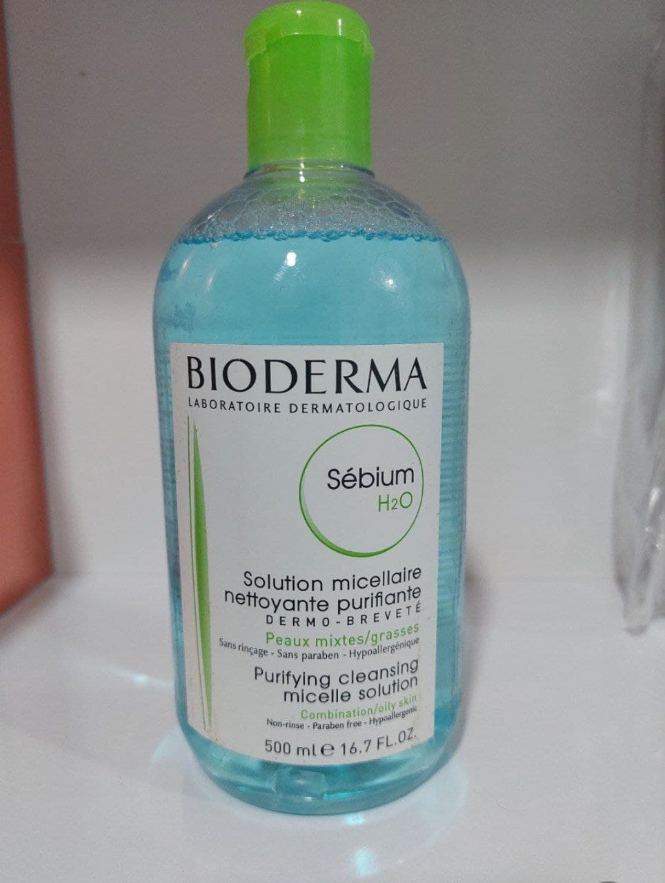 میسلار واتر بایودرما BIODERMA پوست چرب حجم 500 میلی لیتر