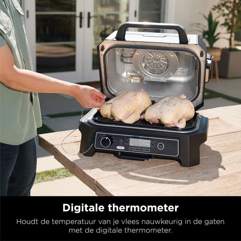 گریل برقی نینجا وودفایر پرو XL | Ninja Woodfire Pro XL – OG850EU — تصویر ۳