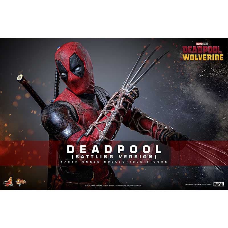 اکشن فیگر 1/6 ددپول از فیلم Deadpool & Wolverine برند Hot Toys — تصویر ۳