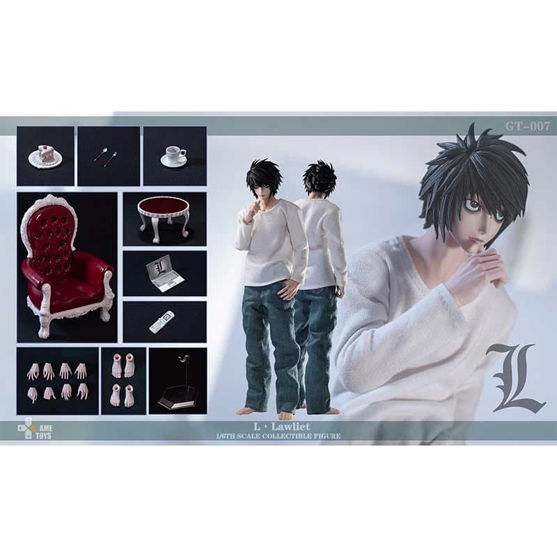 ست اکشن فیگر 1/6 L و Light از انیمه Death Note برند GameToys — تصویر ۵