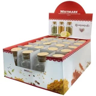 شیشه ادویه درب‌چوبی 150ml | Spice Jars