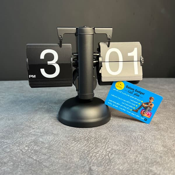 ساعت ورقه ای flip desk clock — تصویر ۲