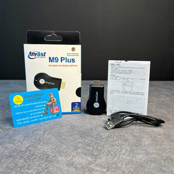 دانگل بیسیم تصویر HDMI مدل anycast m9 plus — تصویر ۲