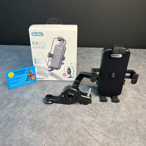 هولدر نگهدارنده موبایل مناسب دوچرخه و موتورسیکلت Go-Des HD905 — تصویر ۲