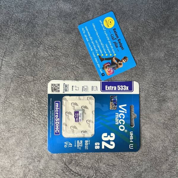مموری کارت حافظه microSD ویکومن VICCO EXTRA 533X ظرفیت 32 گیگ — تصویر ۳
