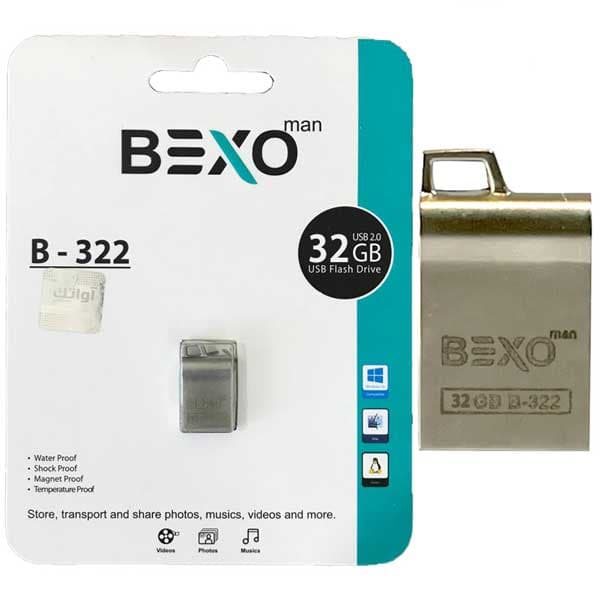 فلش مموری بکسو مدل B-322 ظرفیت 32 گیگابایت