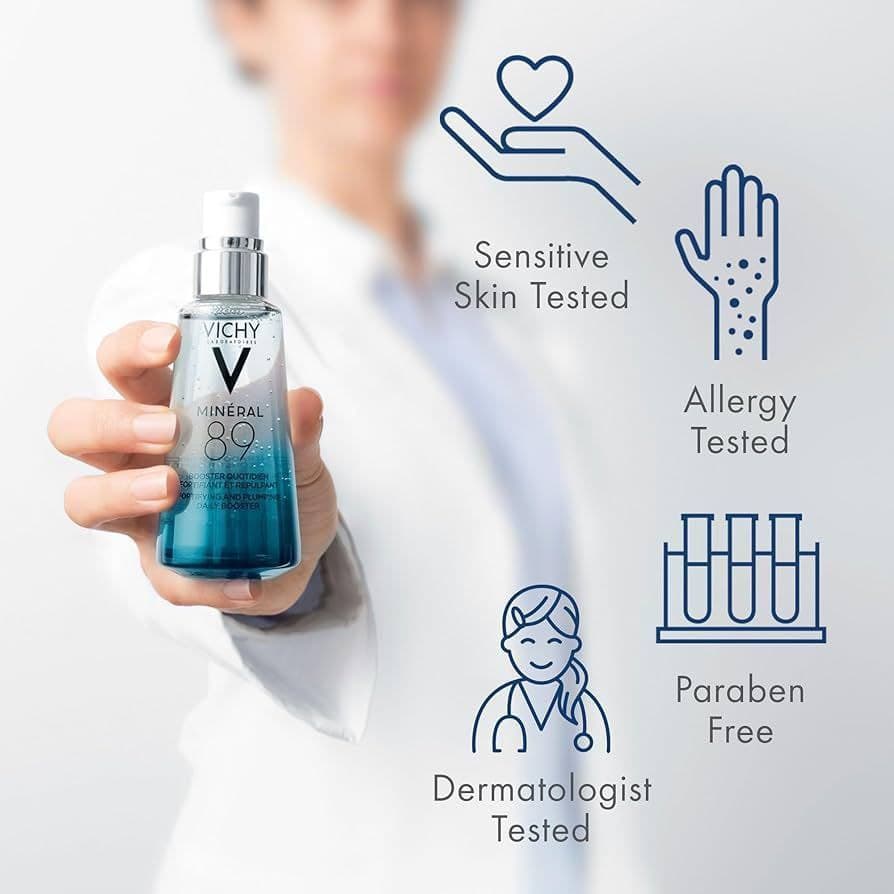 سرم آبرسان و تقویت کننده پوست مینرال 89 ویشی VICHY حجم 50 میلی لیتر (اصلی) — تصویر ۶