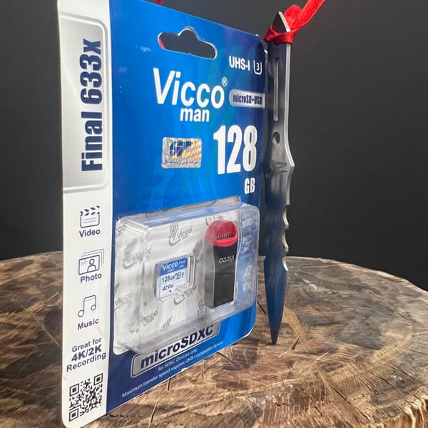 مموری کارت حافظه microSD ویکومن VICCO Final 633X ظرفیت 128 گیگ — تصویر ۳