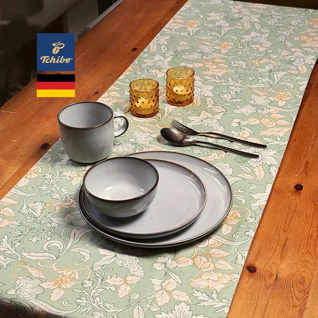 رانر طرح گل رونده چیبو — تصویر ۷