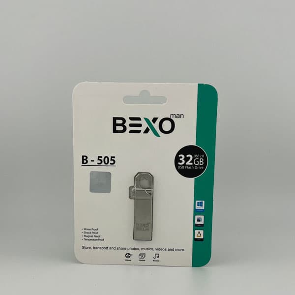 فلش مموری بکسو مدل B-505 ظرفیت 32 گیگابایت باگارانتی