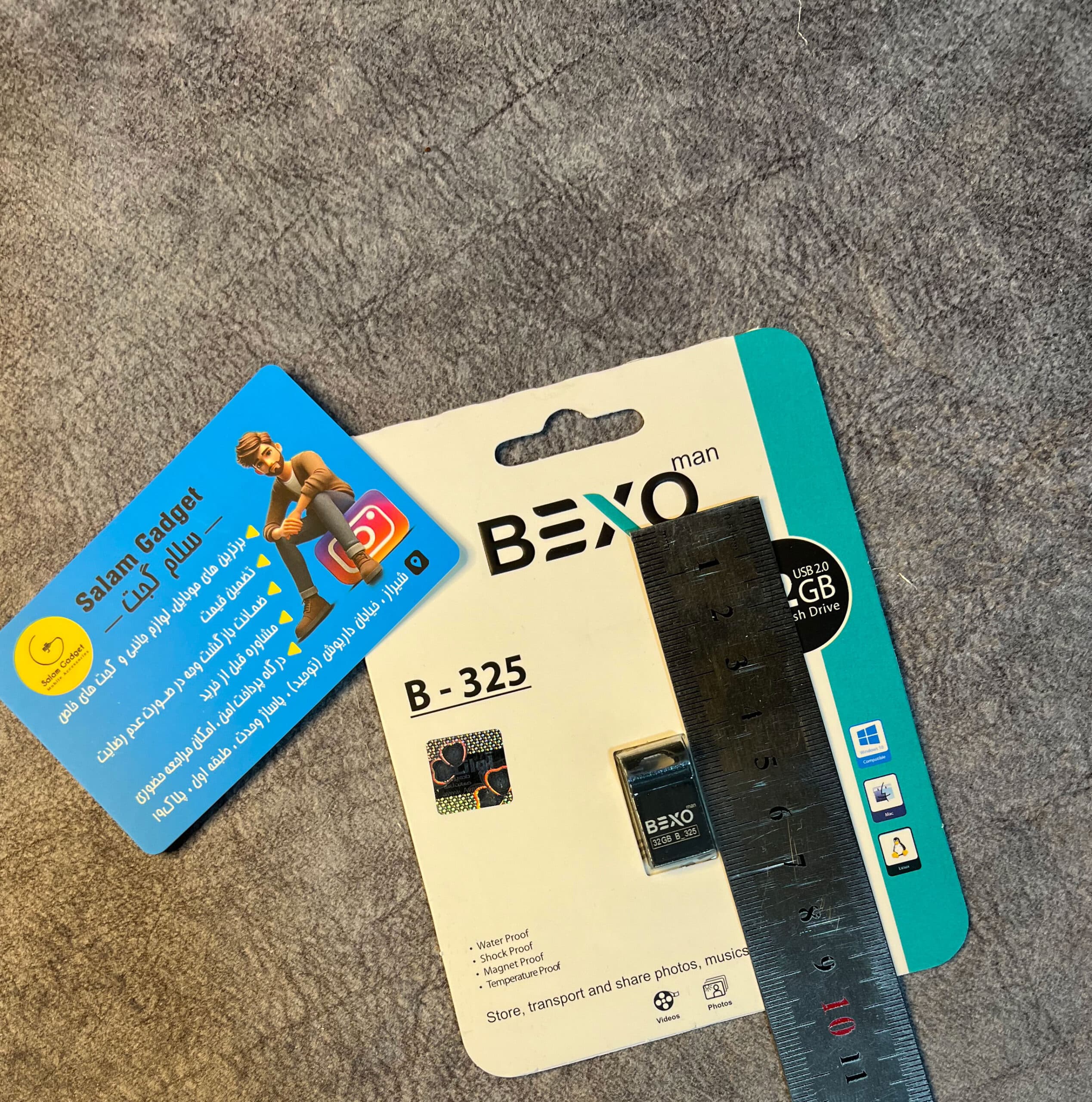 فلش مموری بکسو مدل B-325 ظرفیت 32 گیگابایت با گارانتی — تصویر ۵