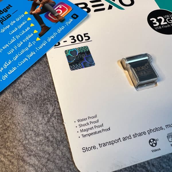 فلش مموری بکسو مدل B-305 ظرفیت 32 گیگابایت با گارانتی — تصویر ۲