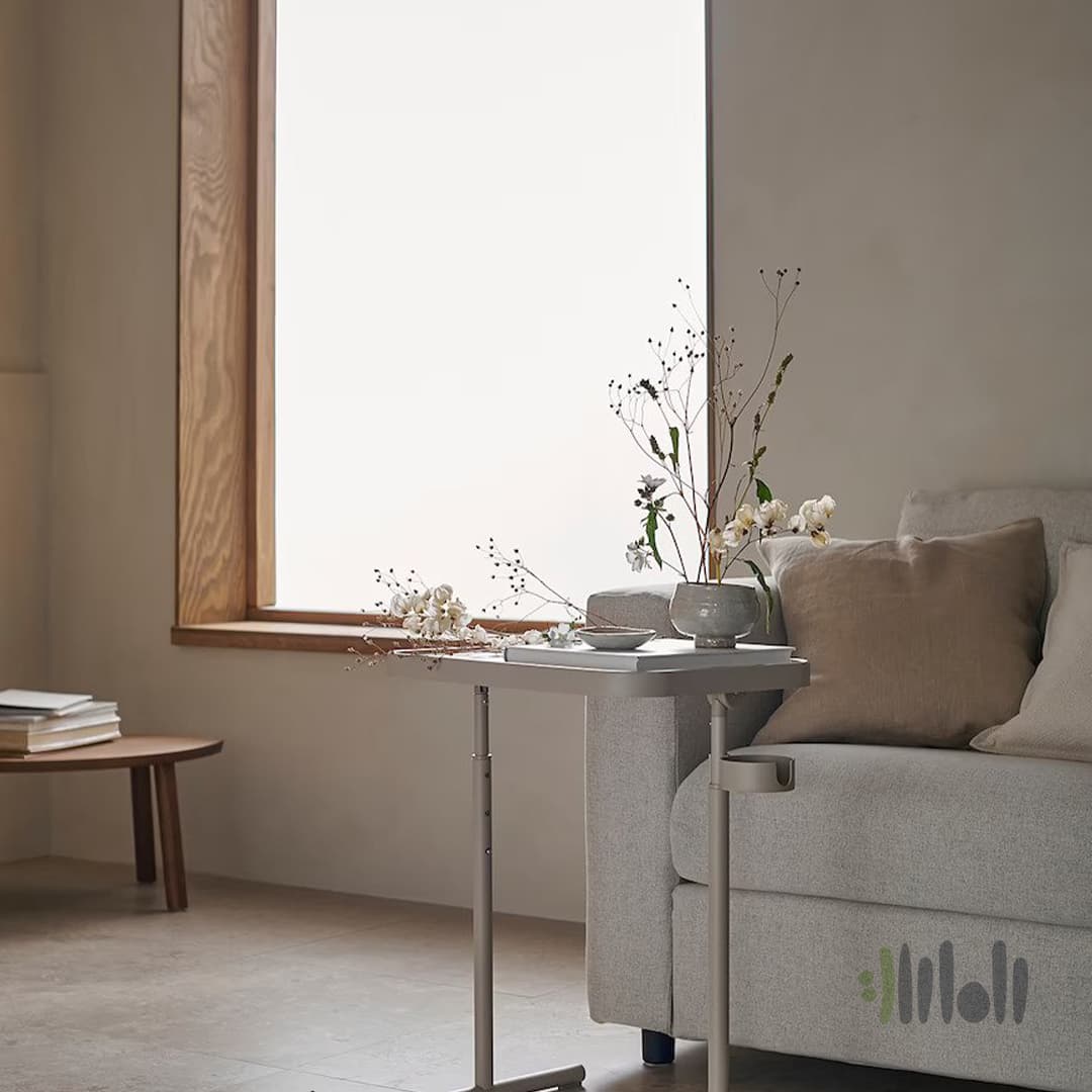 میز لپ تاپ بژ ایکیا BJORKASEN — تصویر ۶