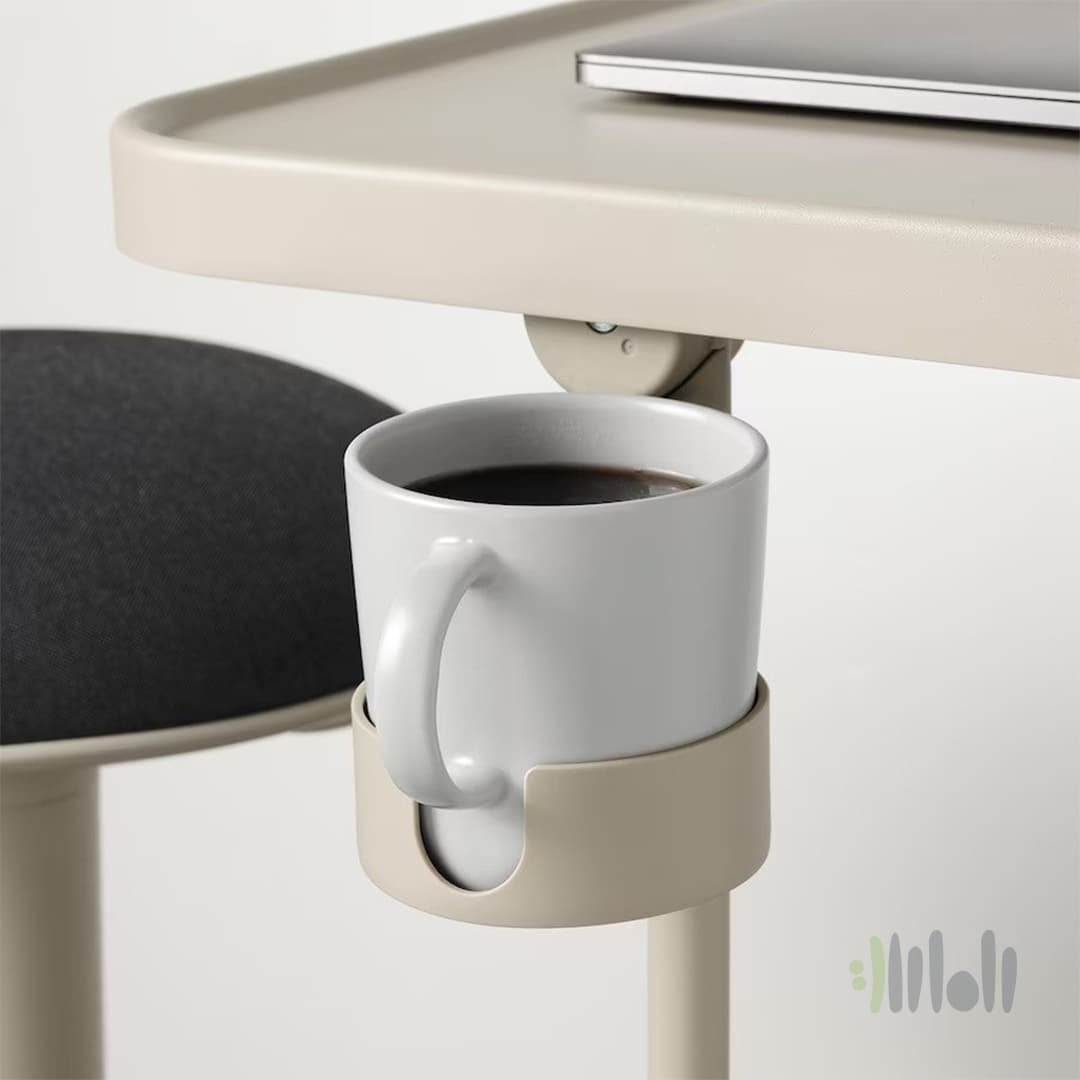 میز لپ تاپ بژ ایکیا BJORKASEN — تصویر ۲