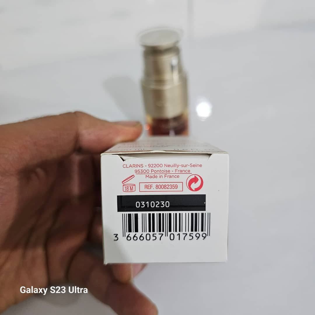 دابل سرم کنسانتره ضد پیری پوست کلارنس CLARINS حجم 20 میلی لیتر — تصویر ۴