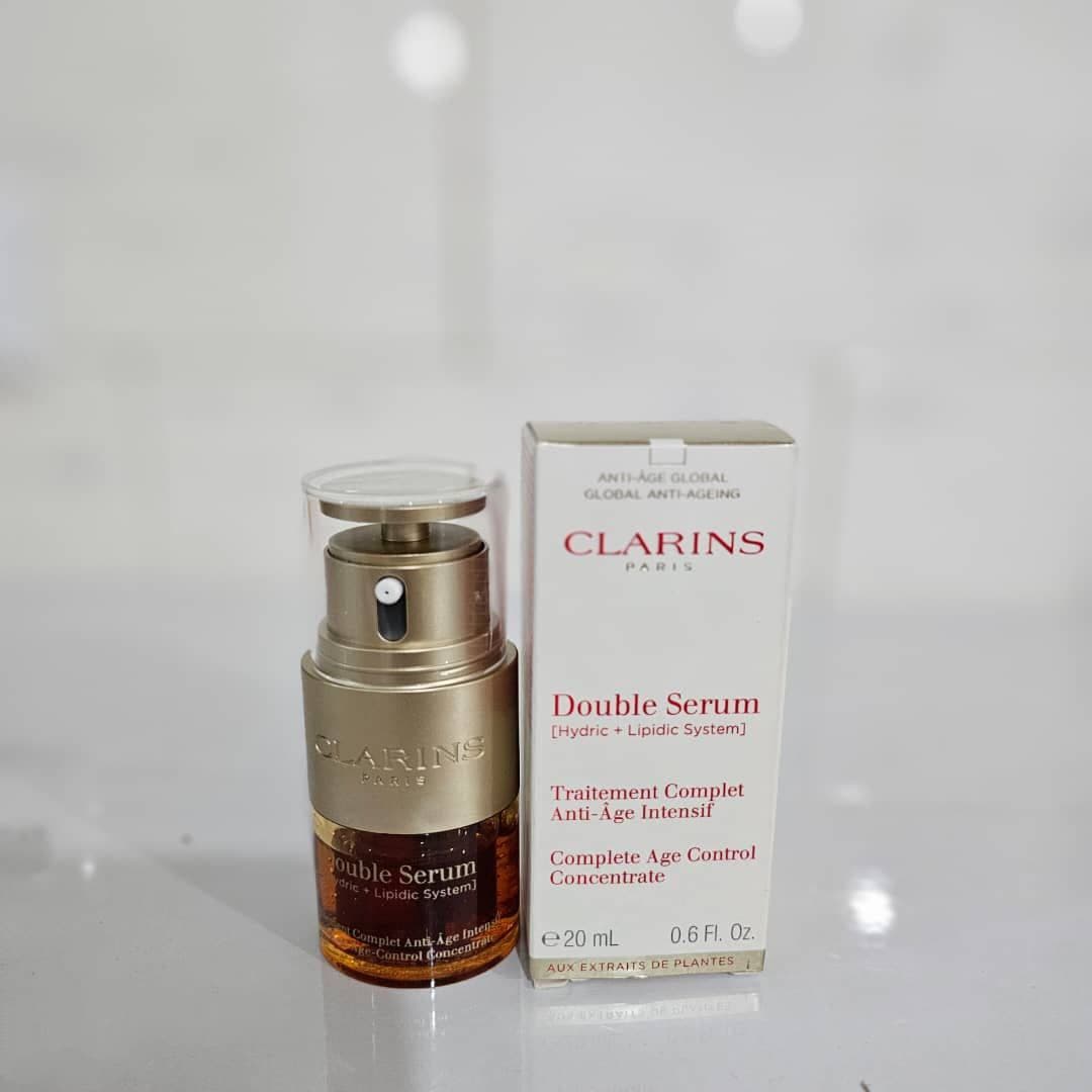 دابل سرم کنسانتره ضد پیری پوست کلارنس CLARINS حجم 20 میلی لیتر — تصویر ۳