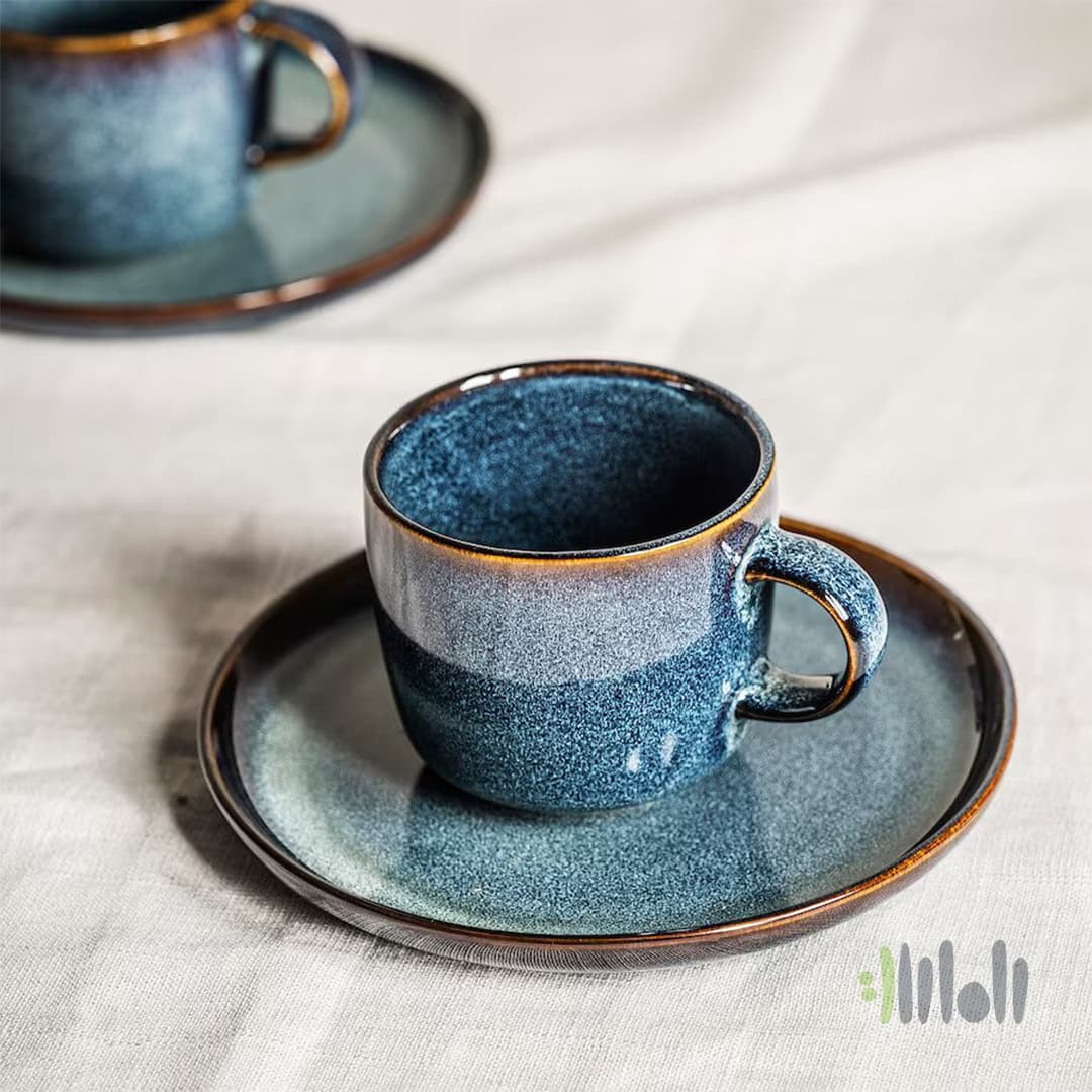 ماگ آبی ایکیا GLADELIG — تصویر ۸