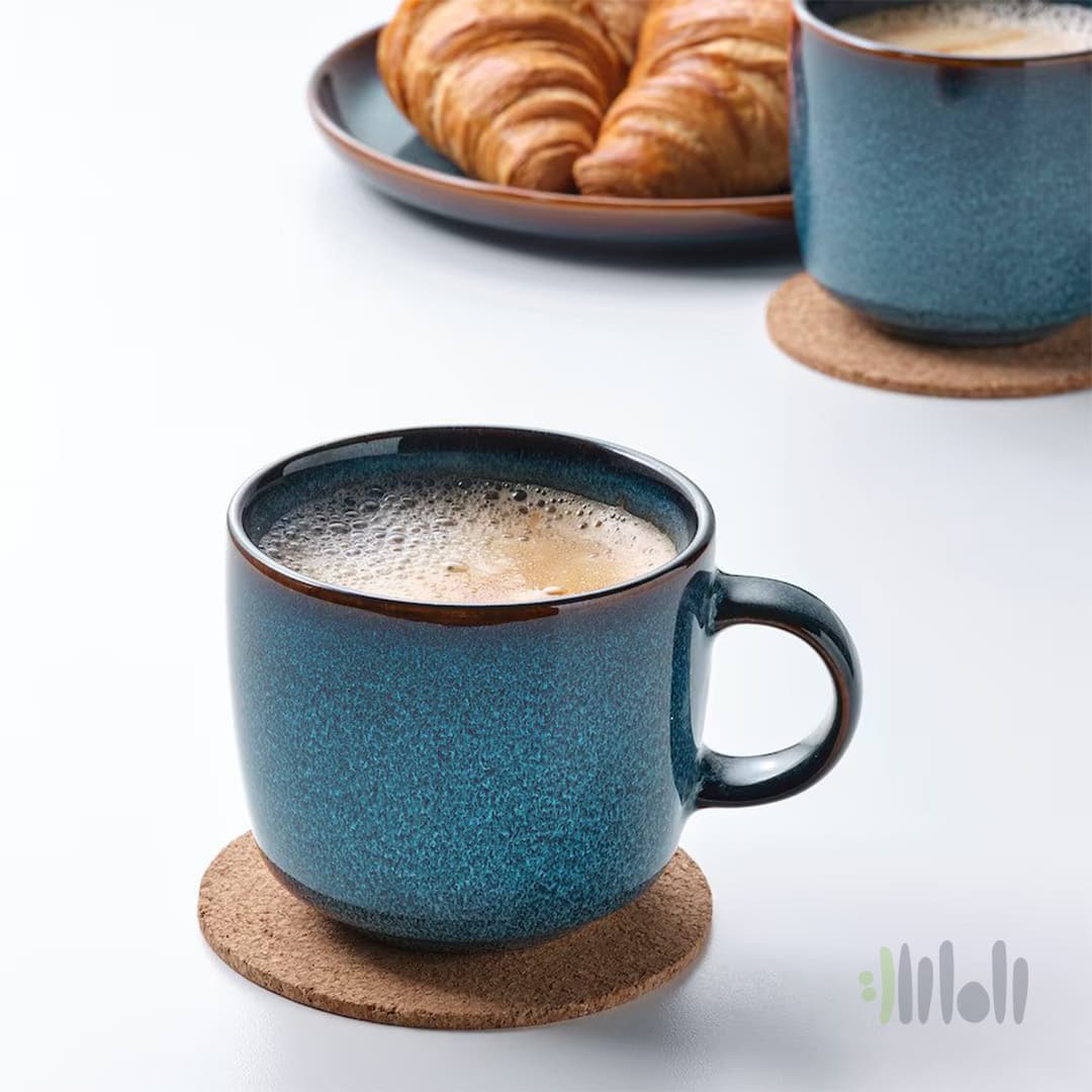 ماگ آبی ایکیا GLADELIG — تصویر ۴