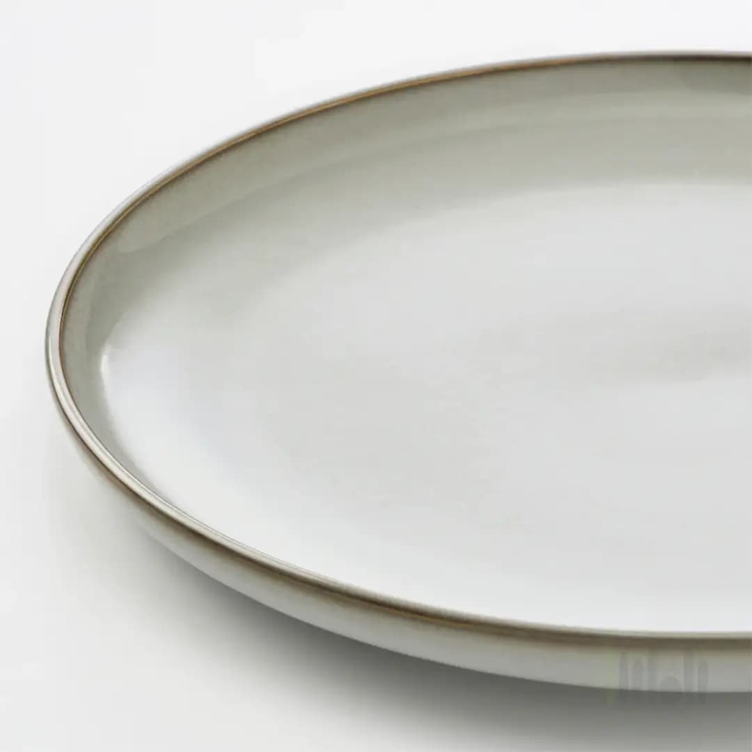 بشقاب غذا خوری 4 عددی ایکیا طوسی GLADELIG — تصویر ۲