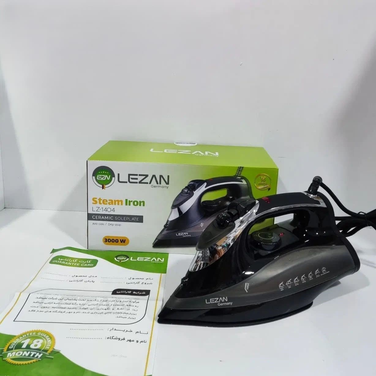 اتو دستی لیزان مدل 1404 / LEZAN LZ-1404 — تصویر ۳