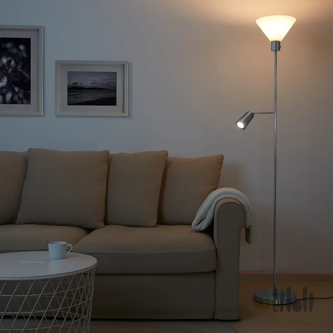 آباژور ایستاده دو شاخه ایکیا FLUGBO — تصویر ۴