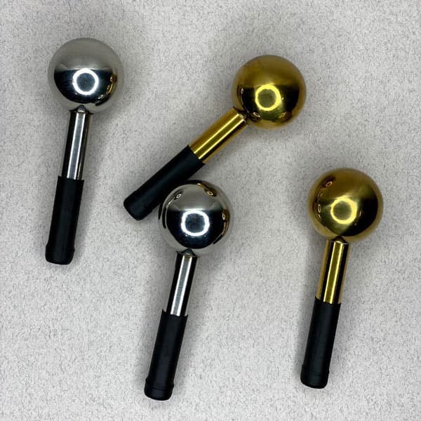 گوی یخی فلزی در دو رنگ طلای و نقره ای Beauty Instrument