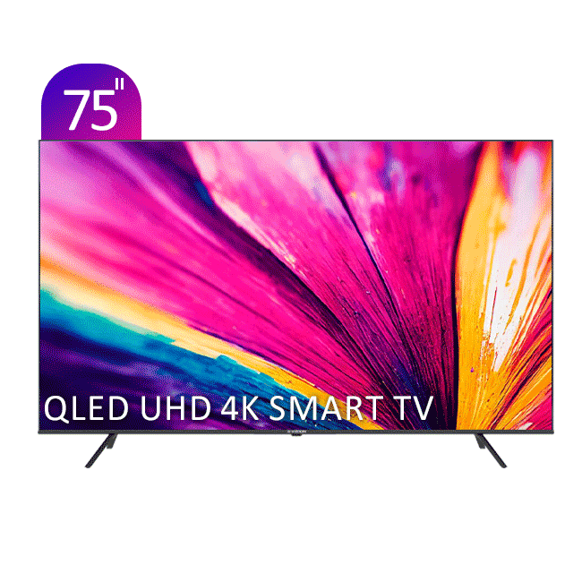 تلویزیون ایکس‌ویژن 75 اینچ 4K QLED مدل 75X25