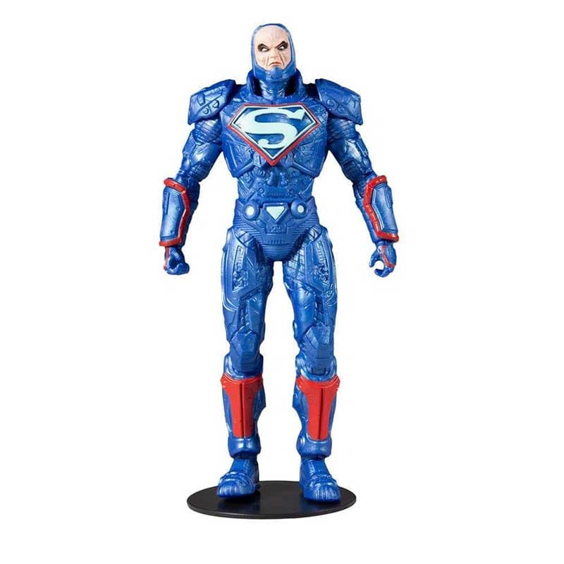 اکشن فیگر لکس لوتر 1/12 مدل Power Suit (Blue) برند McFarlane — تصویر ۵